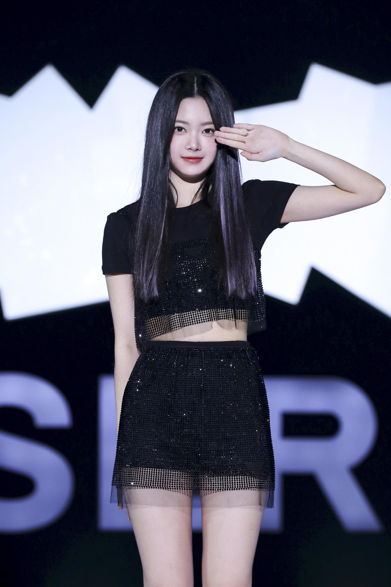 デビューした「LE SSERAFIM」のHONG EUNCHAE（提供／出典：SOURCE MUSIC）