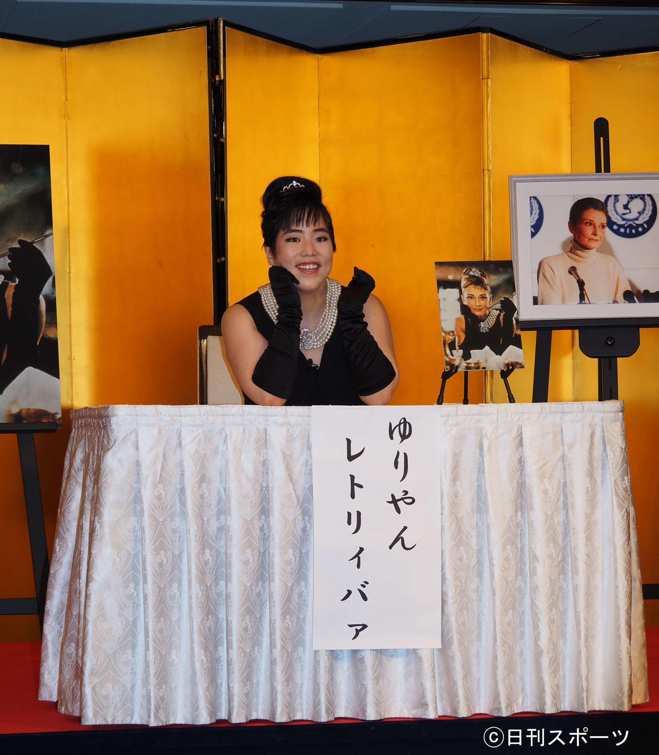 映画「オードリー・ヘプバーン」公開直前イベントに出席したゆりやんレトリィバァ（撮影・遠藤尚子）