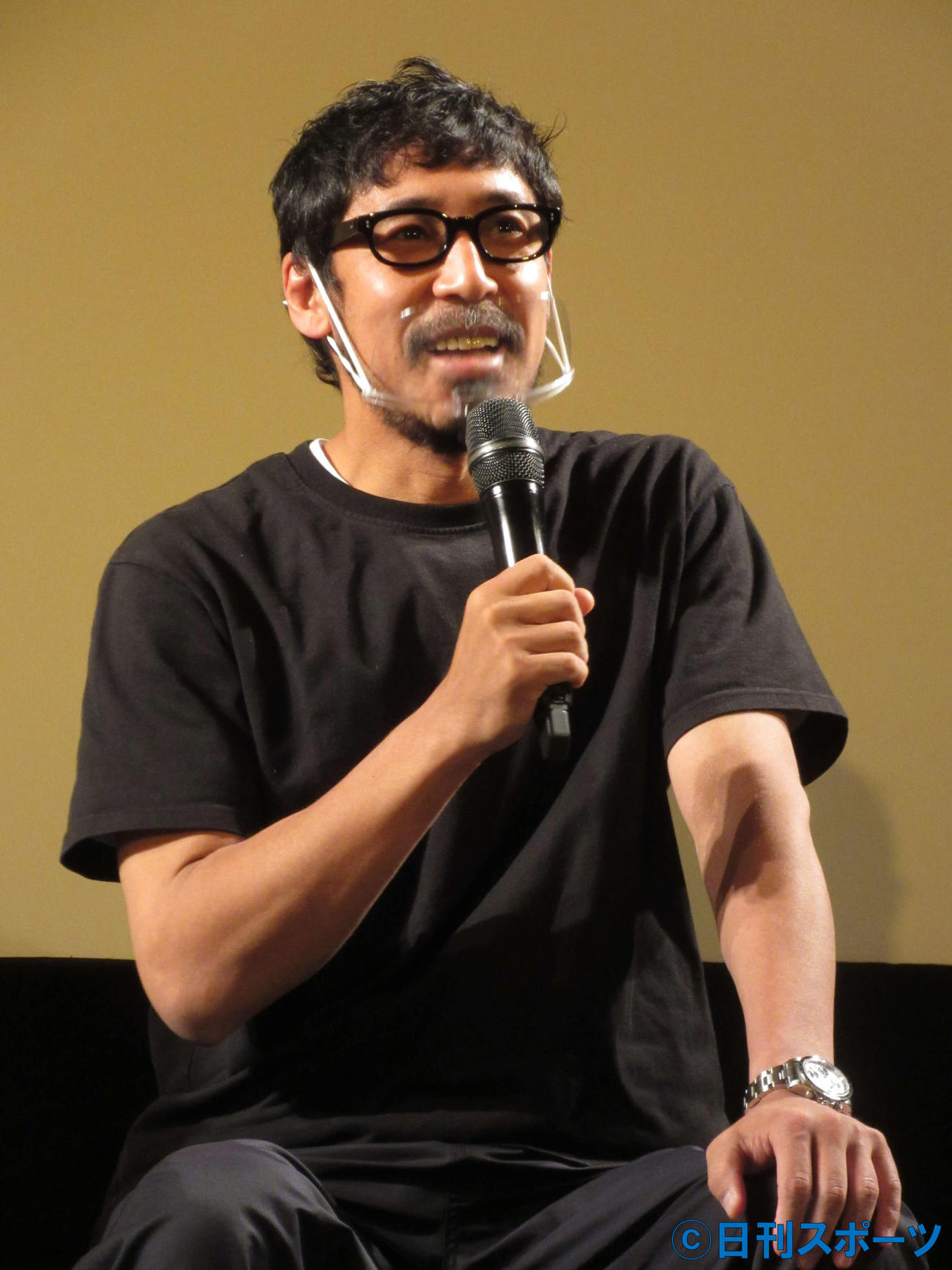 映画「生きててよかった」上映イベントに出席した木幡竜（撮影・加藤理沙）
