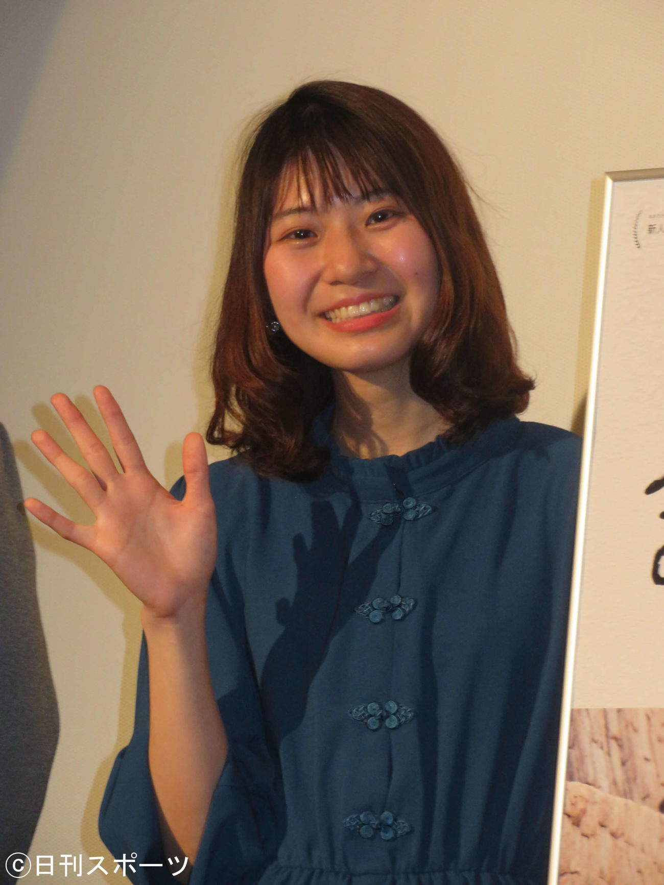 映画「まっぱだか」初日舞台あいさつに登壇した津田晴香（撮影・村上幸将）