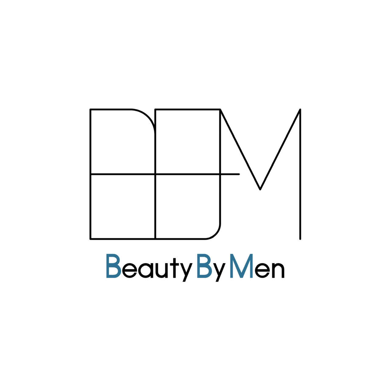 男性ボーカル＆ダンスグループのオーディションプロジェクト「BBM～Beauty By Men～」のロゴ