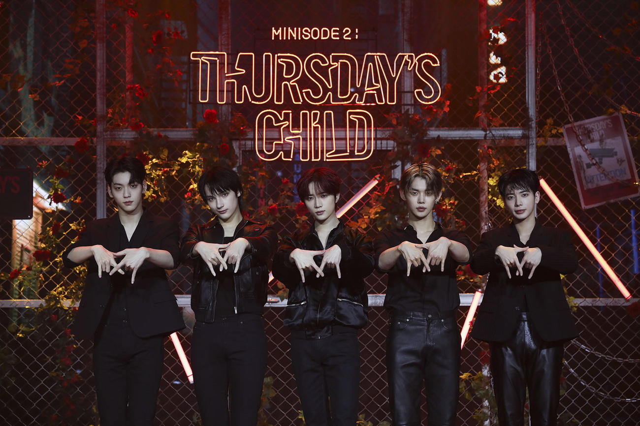「minisode 2：Thursday’s Child」のメディアショーケースを行った、TOMORROW X TOGETHER（P）＆（C）　BIGHIT MUSIC