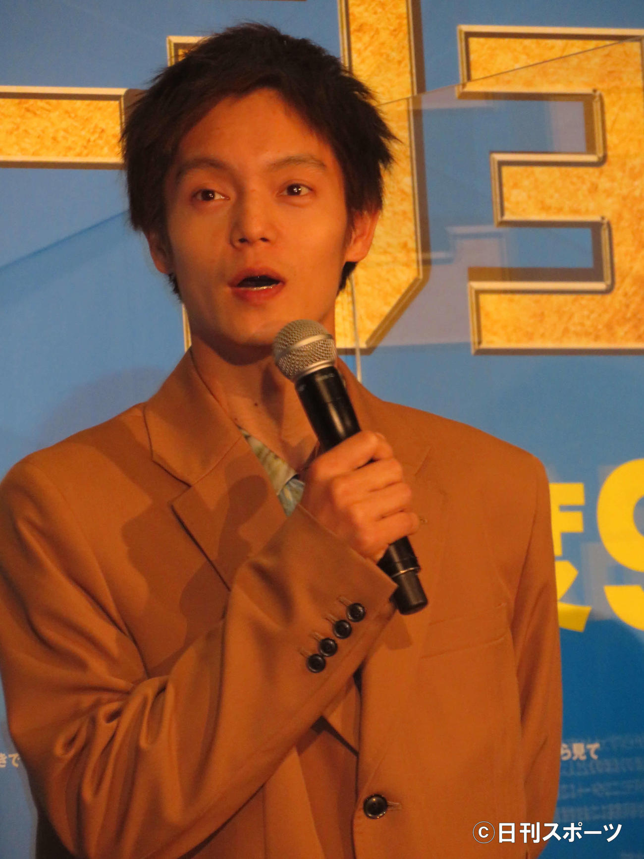 「劇場版　ラジエーションハウス」（鈴木雅之監督）公開後舞台あいさつに登壇した窪田正孝（撮影・村上幸将）