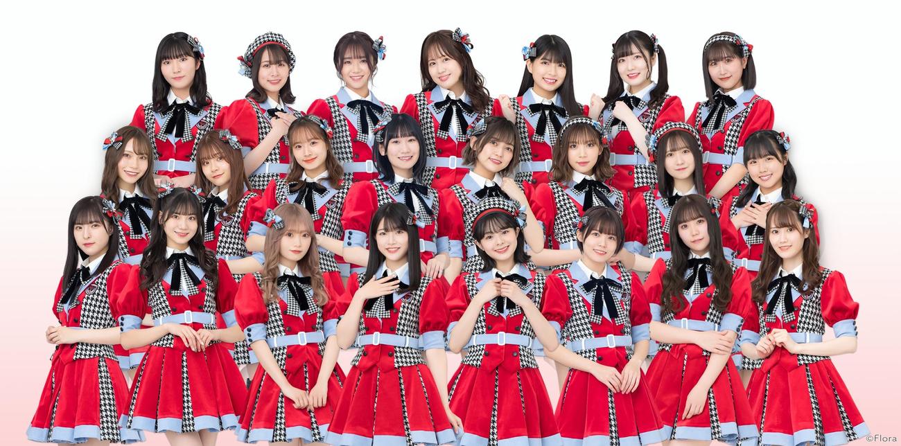 ファーストアルバムの発売が決定したNGT48（C）Flora