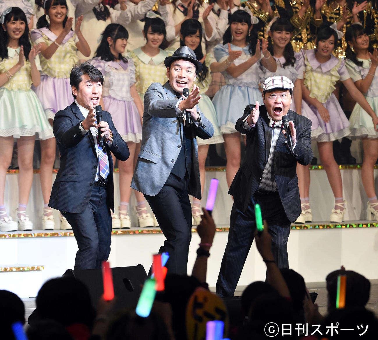AKB紅白　応援ゲストとして今年も登場したダチョウ倶楽部（2014年12月撮影）