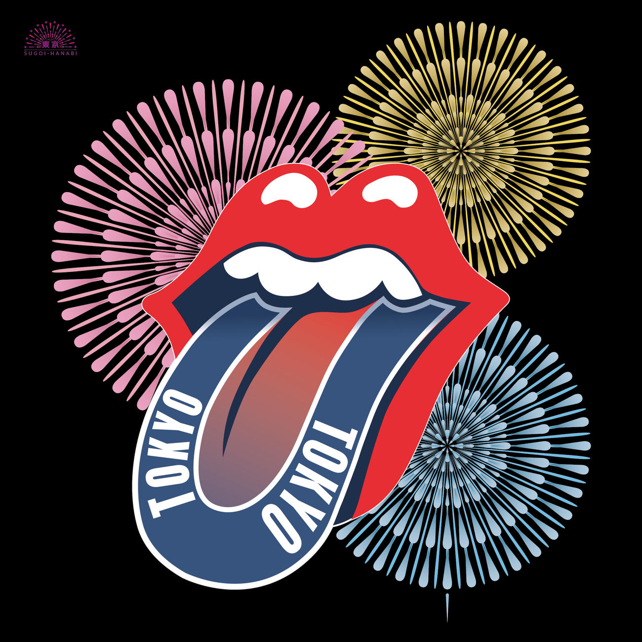 「THE ROLLING STONES 60th ANNIVERSARY THE GREATEST FIREWORKS～感激！偉大なる花火～」のロゴ