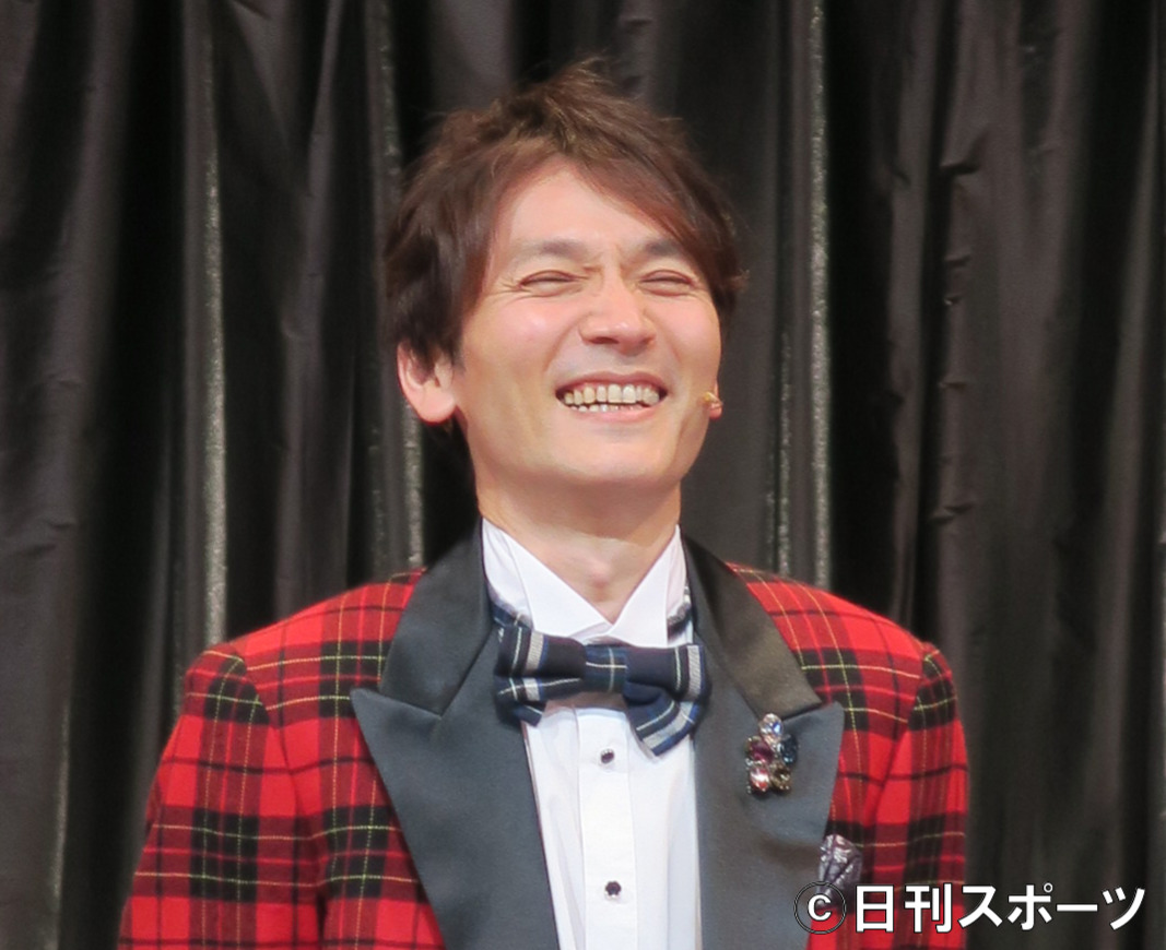 ミュージカル「Forever Plaid」取材会で意気込みを語る長野博