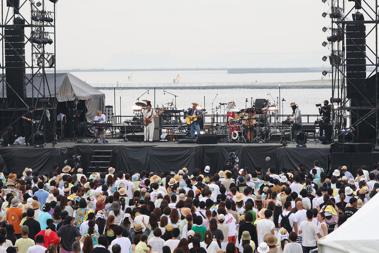 約3年ぶりとなるビーチフェスを開催した、平井大
