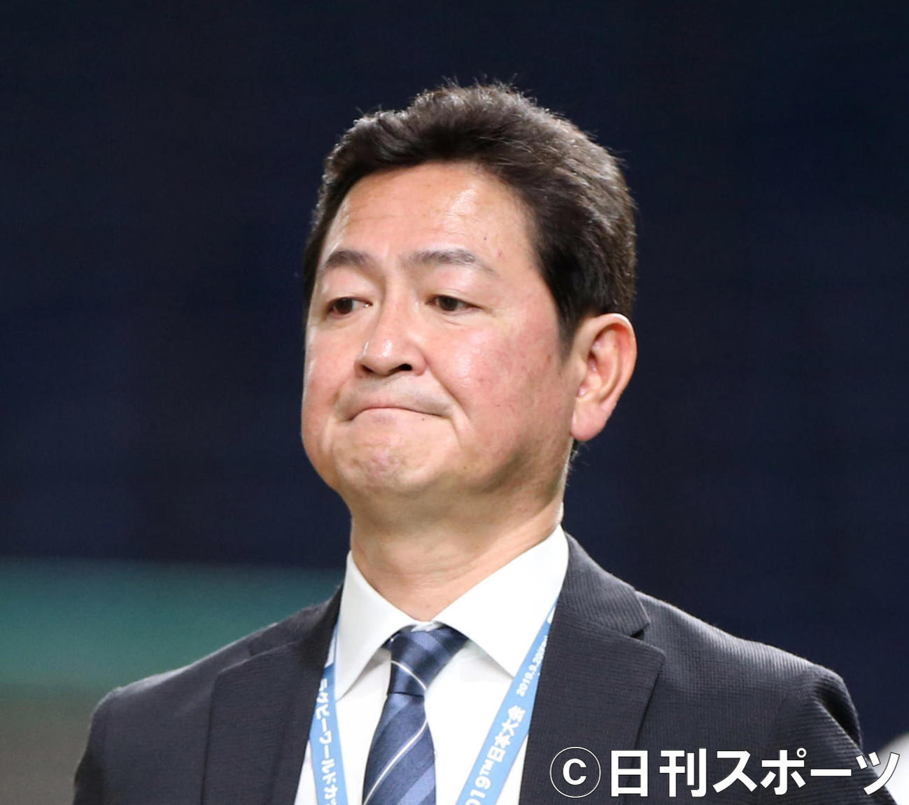 日本テレビ河村亮アナウンサー（2019年6月撮影）