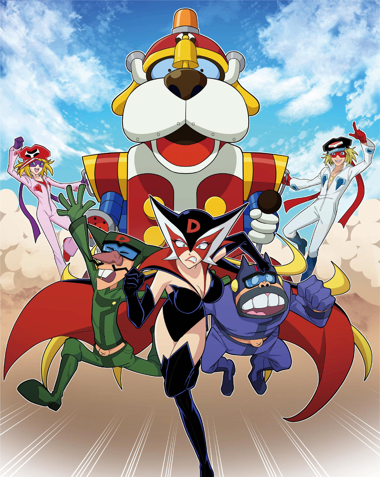 発表から45年をたった今も愛されるアニメ「タイムボカンシリーズ　ヤッターマン」（C）タツノコプロ