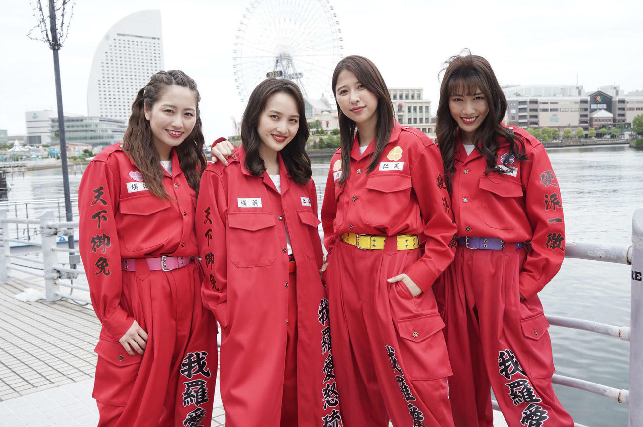 ナンバMG5にレディース役で出演するももいろクローバーZ（C）フジテレビ