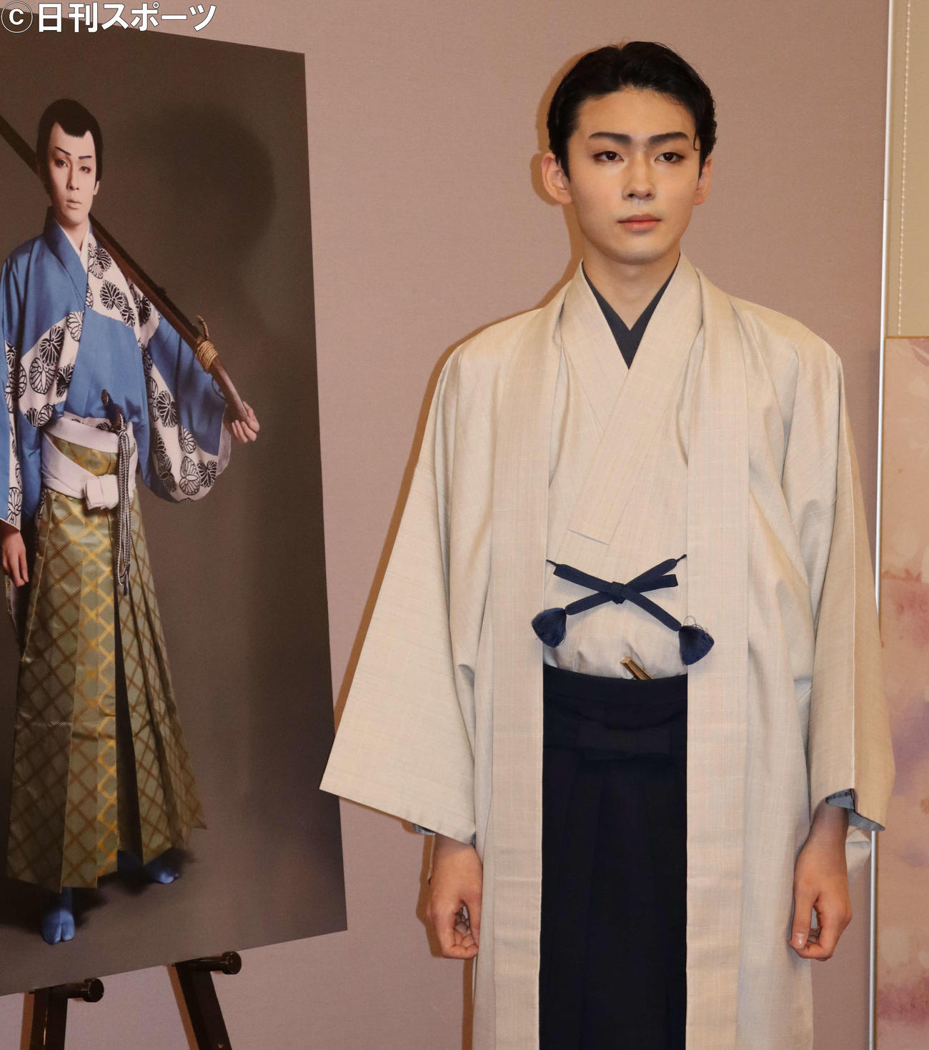 「六月大歌舞伎」の第2部「信康」に主演する市川染五郎（撮影・小林千穂）