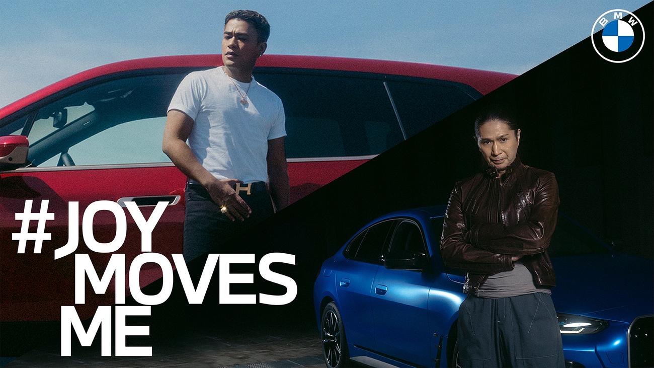 BMWのプロジェクト「JOY MOVES ME」の新たなダンスムービーで初共演したTRFのSAM（右）と三代目　J SOUL BROTHERSのELLY