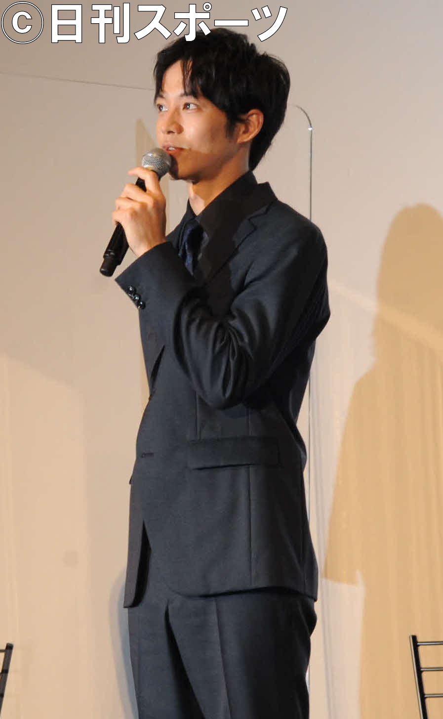 映画「流浪の月」大ヒット御礼舞台あいさつに出席した松坂桃李（撮影・松尾幸之介）