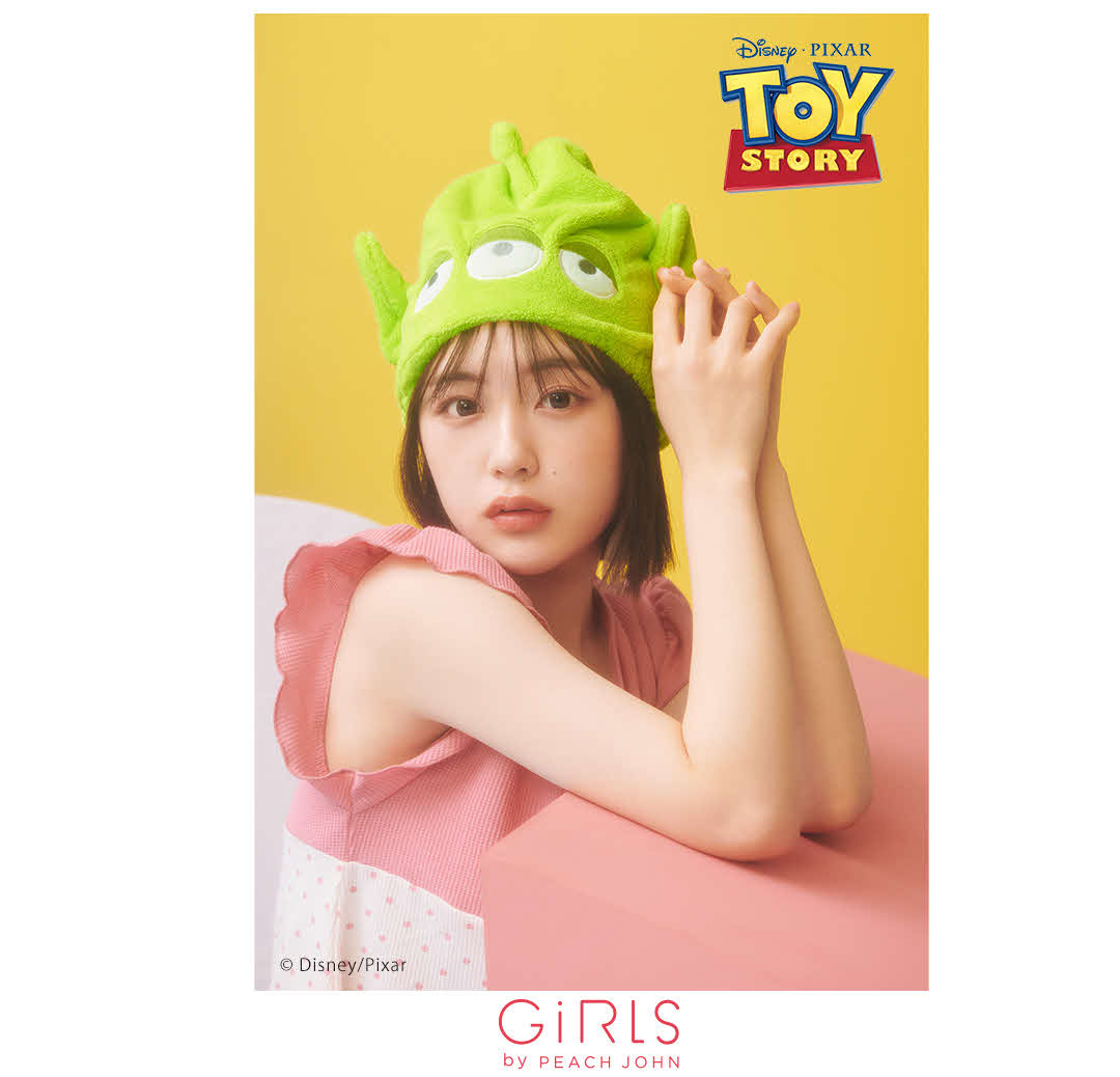 GiRLS by PEACH JOHN限定「トイ・ストーリー」コレクションのミューズを務めるなえなの
