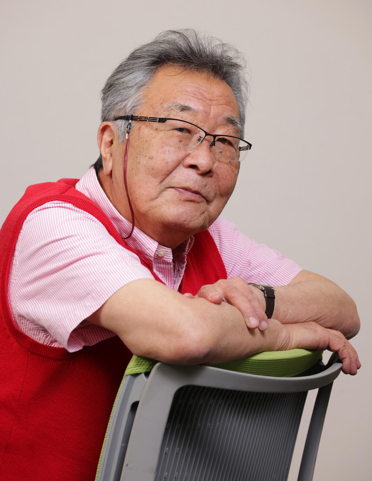 現役で番組演出を続ける原動力やテレビ界への思いなどを語る三宅恵介氏（撮影・中島郁夫）