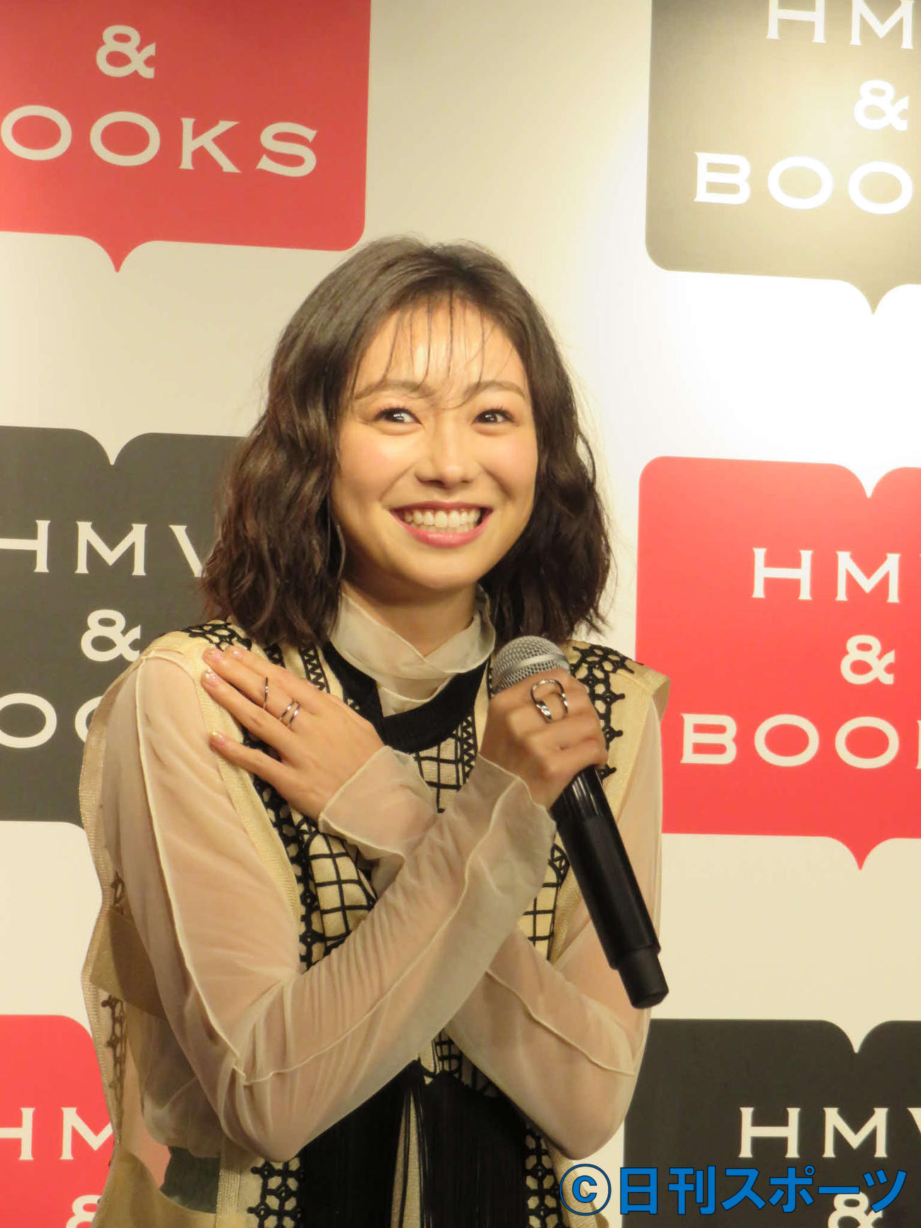セカンドシングルの発売イベントを開催した高田夏帆