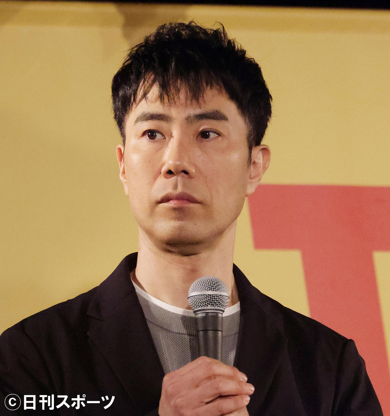後藤輝基カバーアルバム「マカロワ」プロデュースの経緯を語る藤井隆（撮影・中島郁夫）