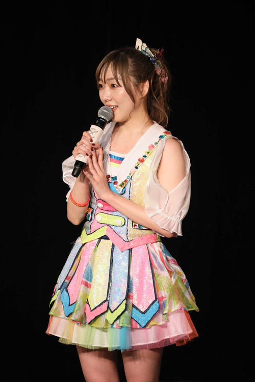 SKE48劇場での公演でグループ卒業を発表した須田亜香里