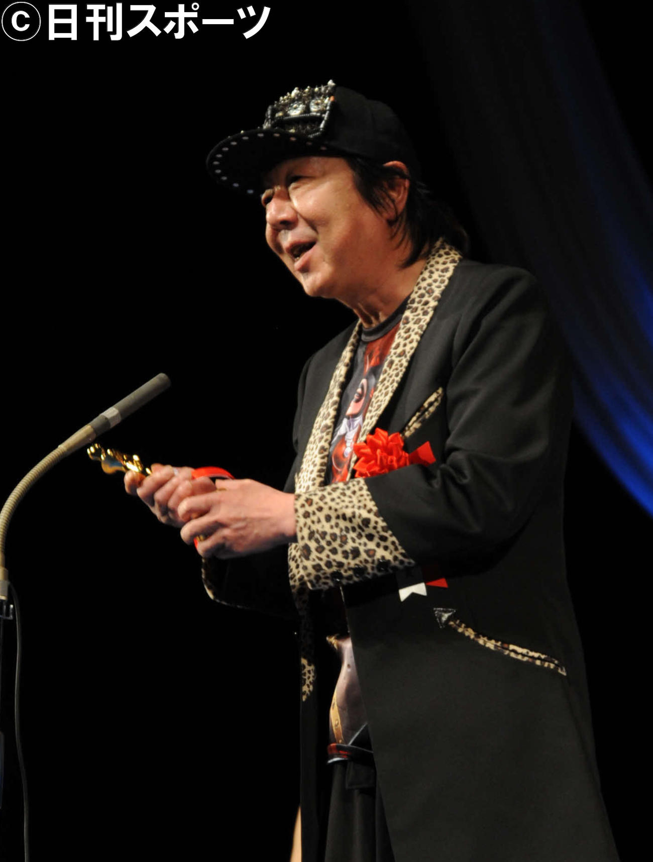 第31回日本映画批評家大賞で主演男優賞を受賞した古田新太（撮影・松尾幸之介）