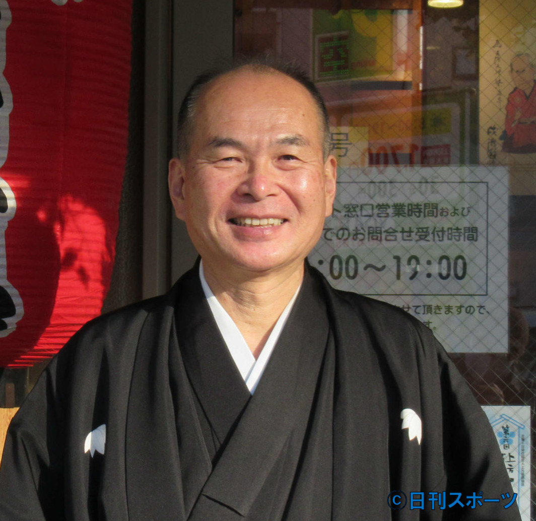 笑福亭仁智（2020年12月撮影）