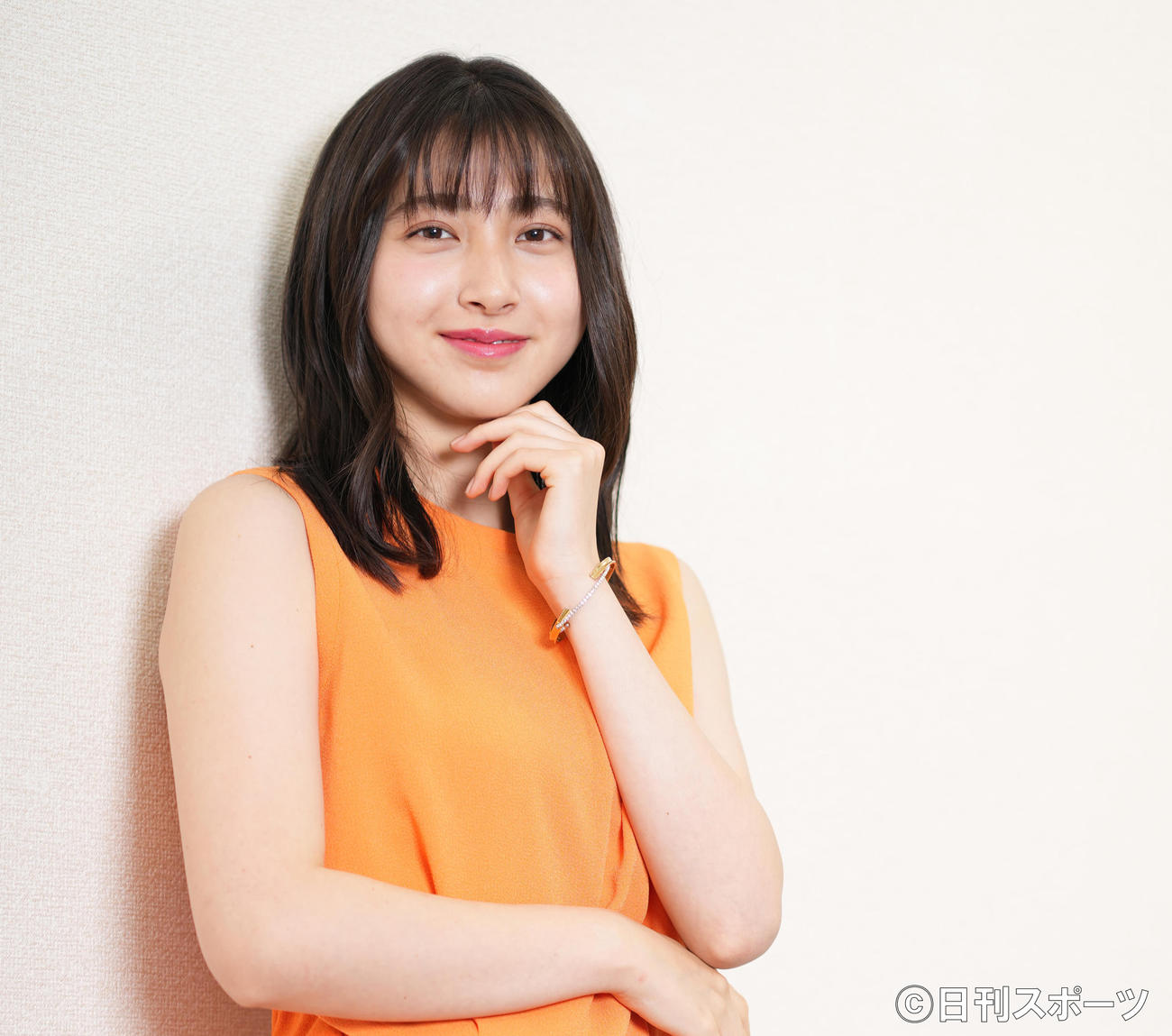 「太陽とボレロ」で映画初出演を果たした森マリア（撮影・鈴木みどり）