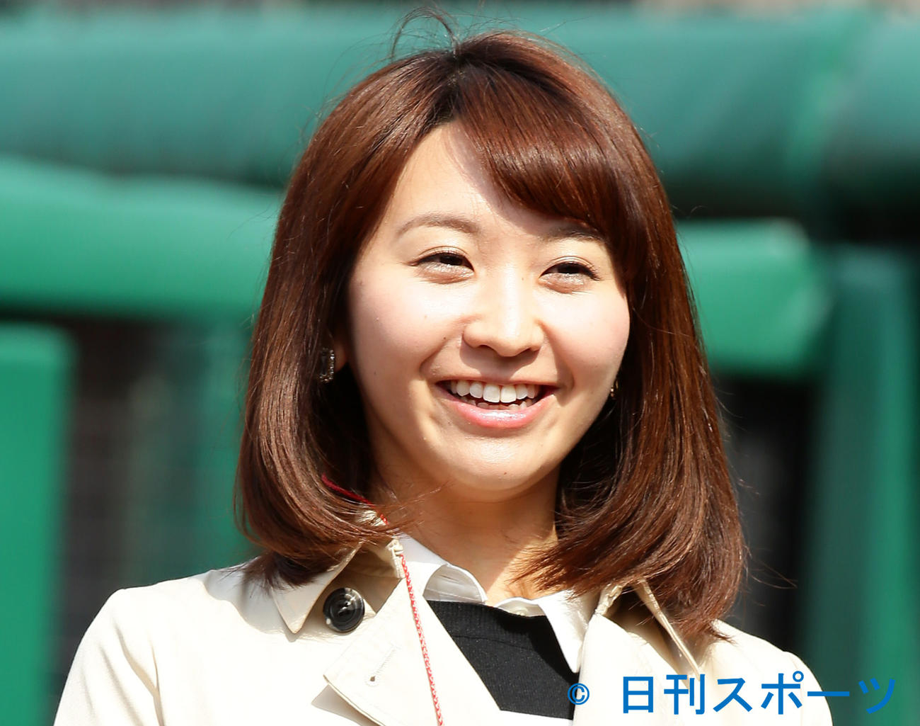 袴田彩会アナウンサー（2015年4月撮影）