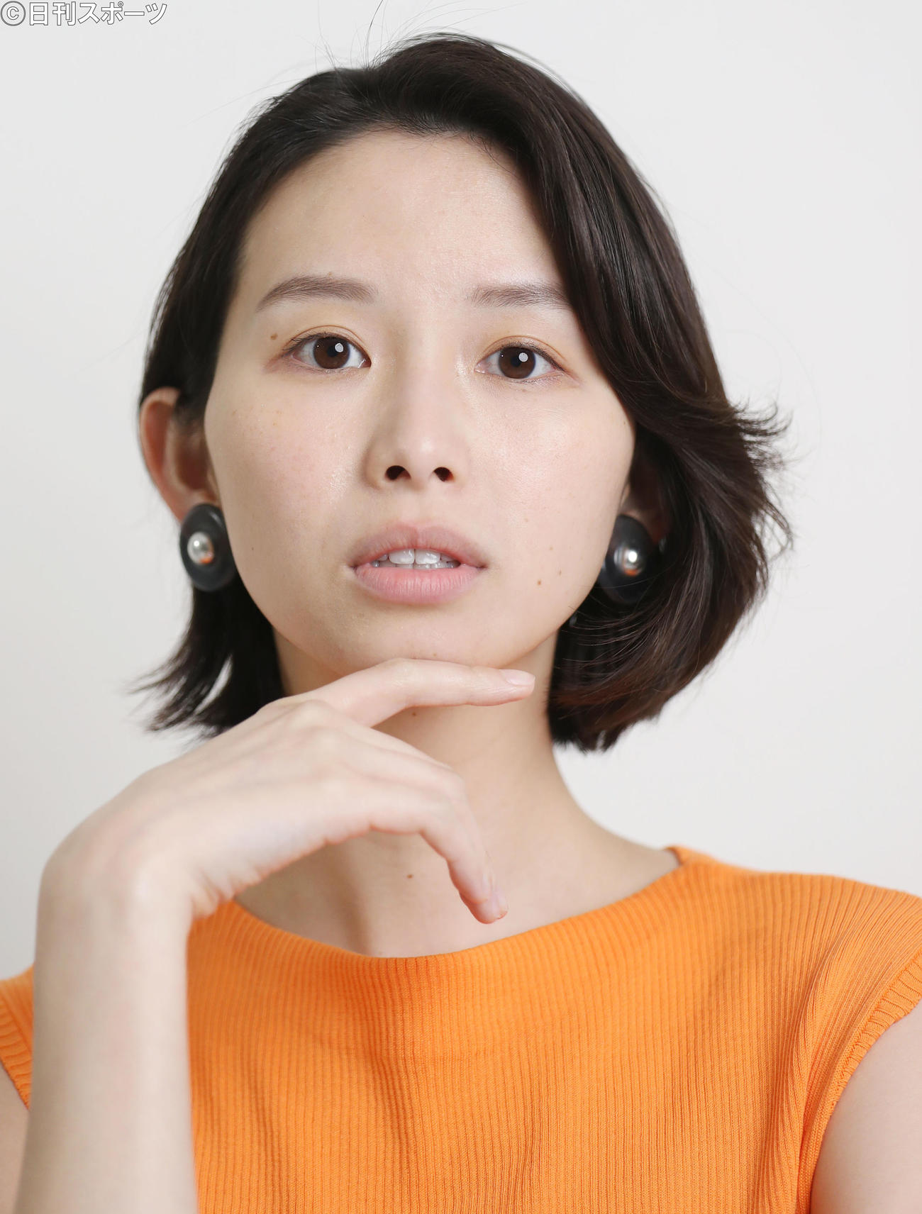 英国仕込みの演技で今後の活躍がますます楽しみな斎藤莉奈（撮影・狩俣裕三）