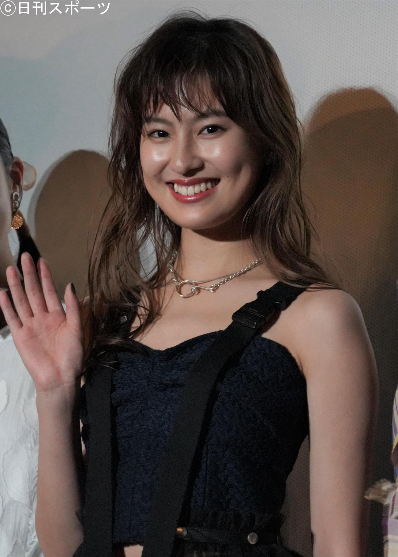 映画「きさらぎ駅」の公開記念舞台あいさつに出席した恒松祐里（撮影・佐藤成）
