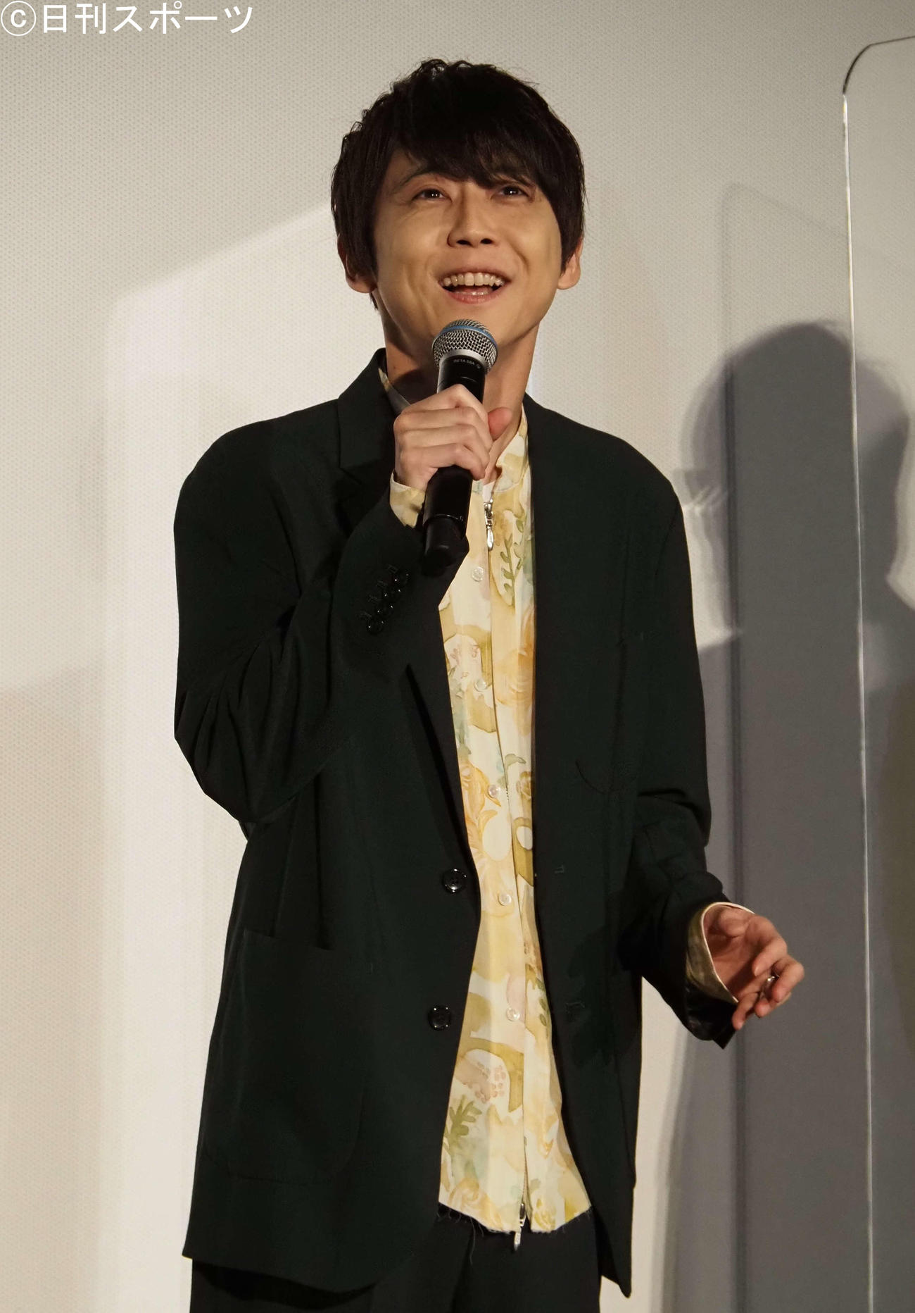 劇場版「からかい上手の高木さん」完成披露上映会に出席した梶裕貴（撮影・遠藤尚子）