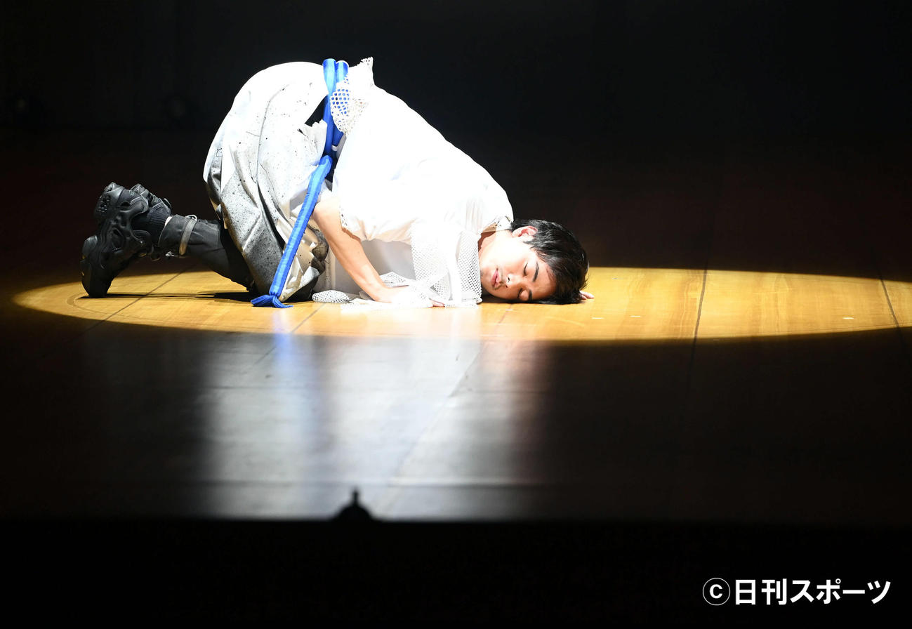初舞台「パンドラの鐘」で主演を務める成田凌（撮影・たえ見朱実）