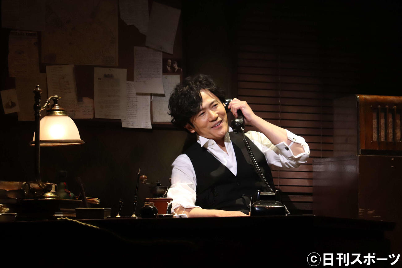 舞台「恋のすべて」に主演する稲垣吾郎（撮影・波部俊之介）