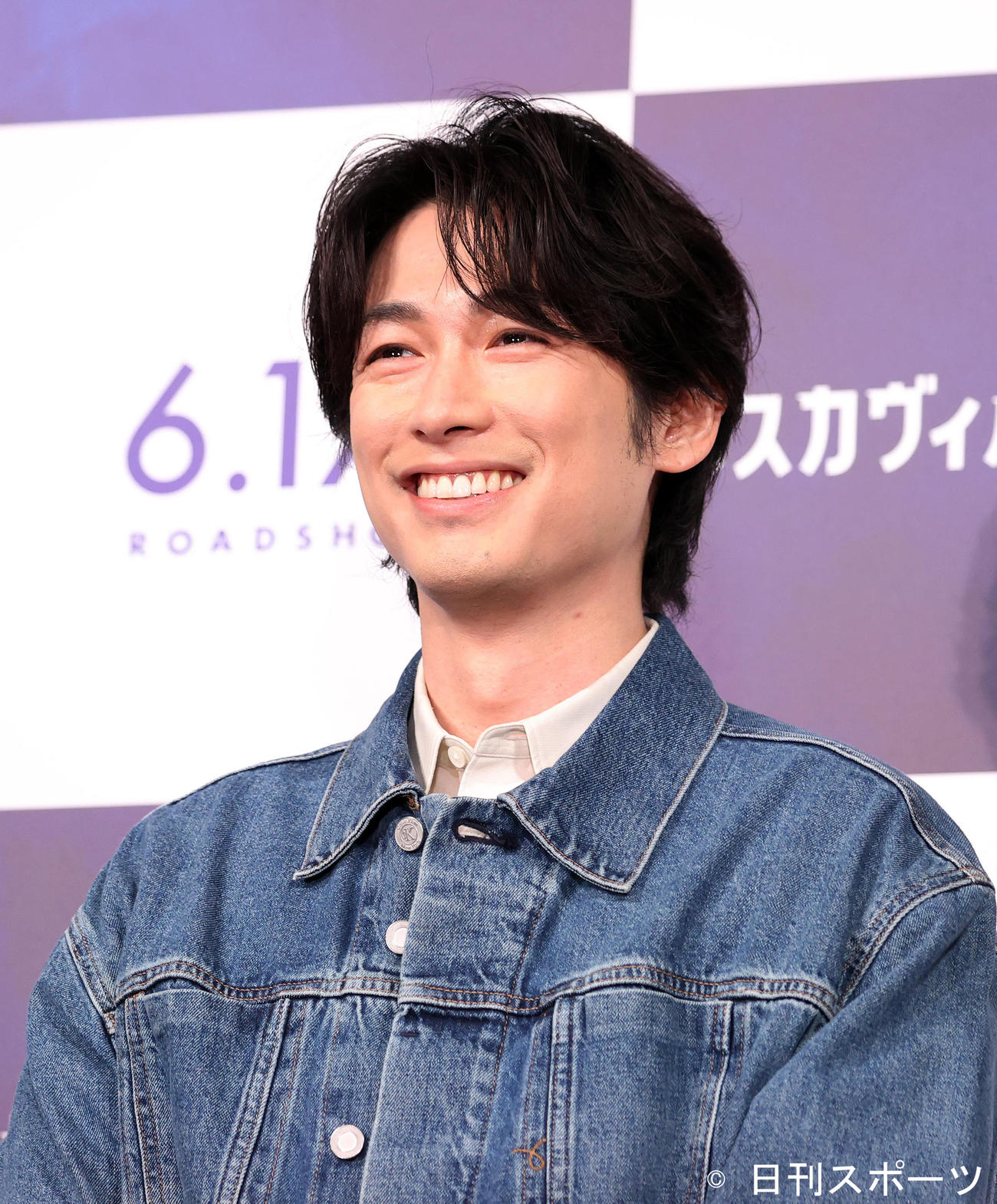 笑顔を見せるディーン・フジオカ（撮影・鈴木正人）