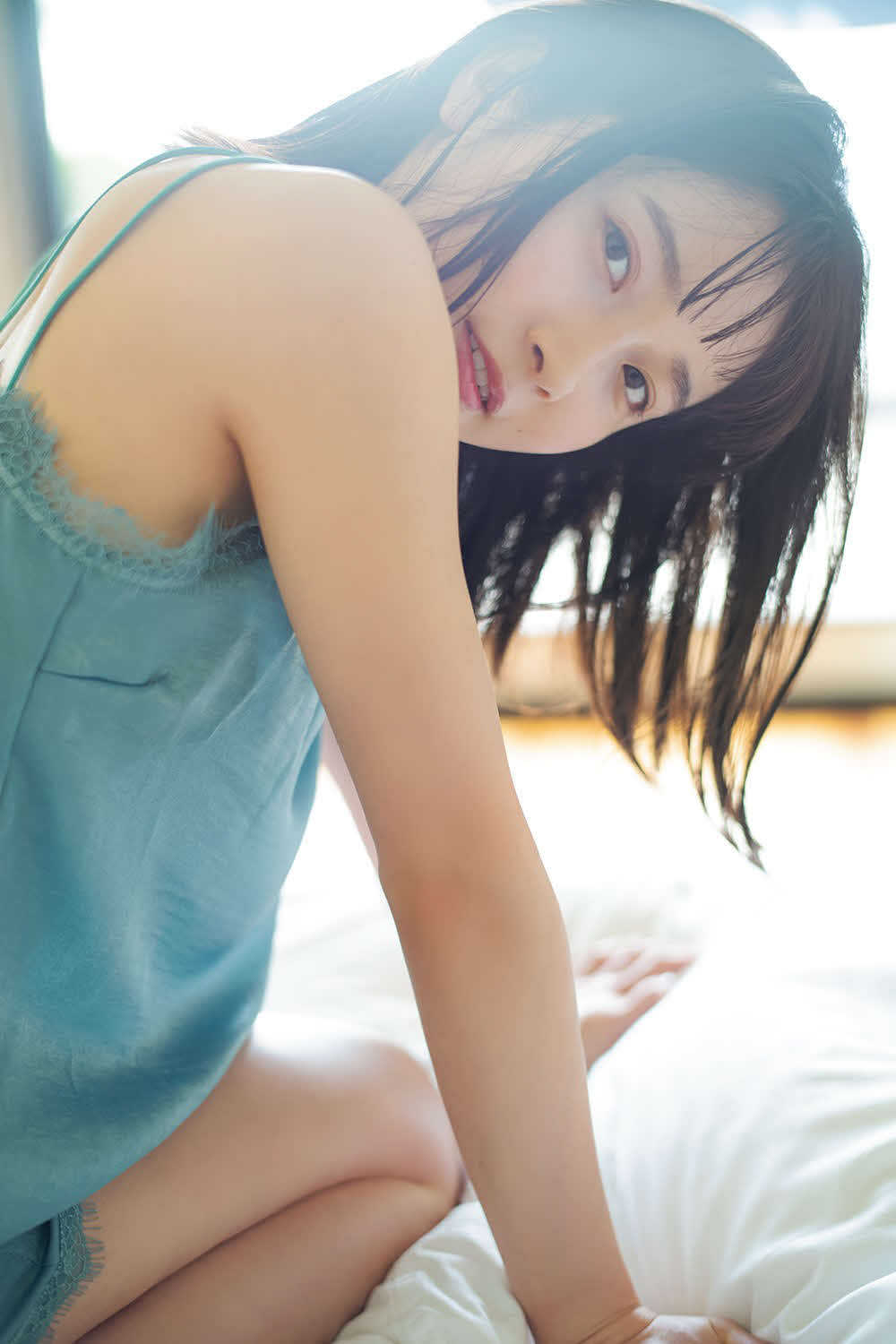 モーニング娘。’22森戸知沙希写真集「Cheers」から。森戸のお気に入りカット