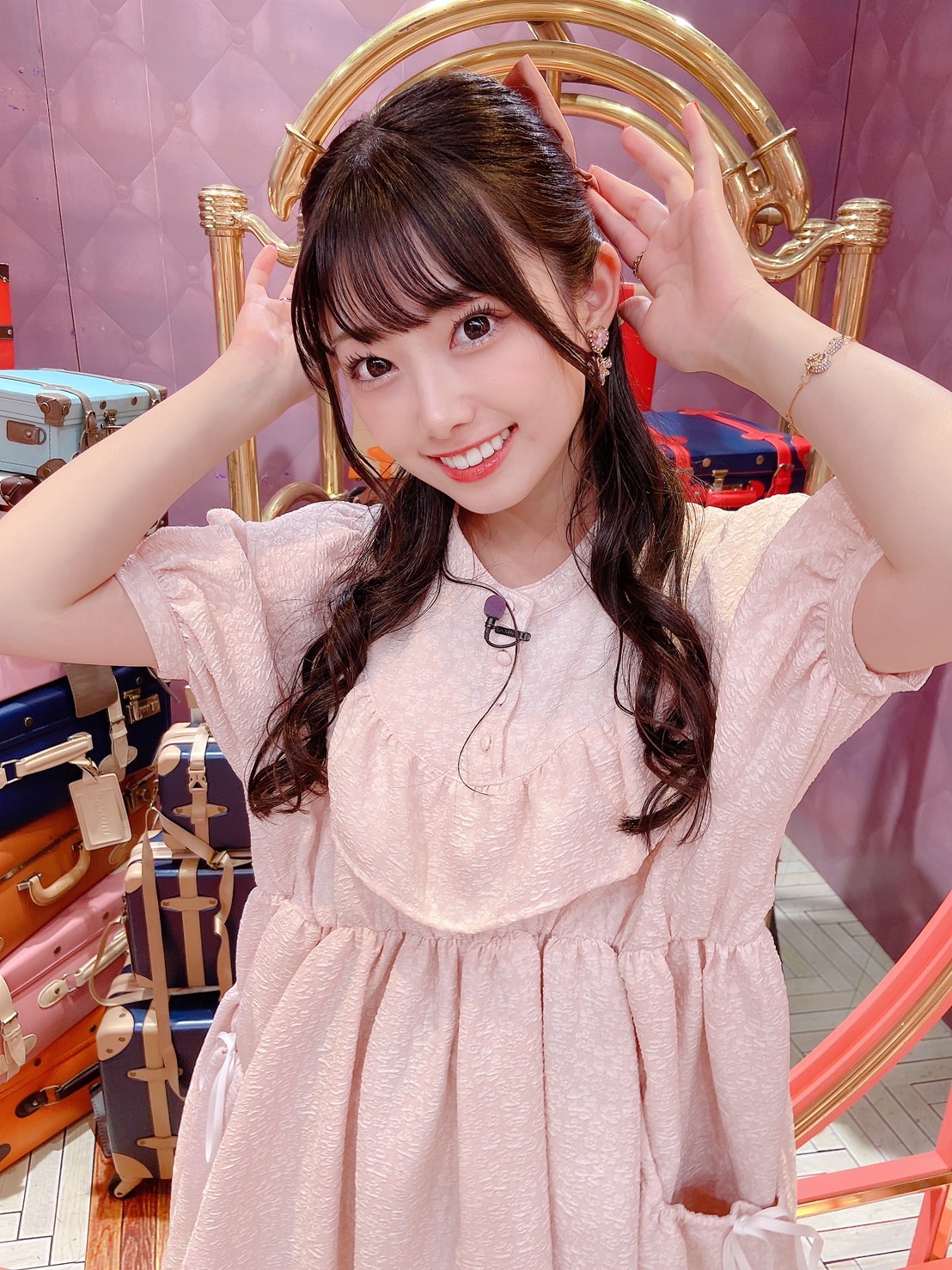 12日放送のTBS系「サンデージャポン」に出演した小浜桃奈