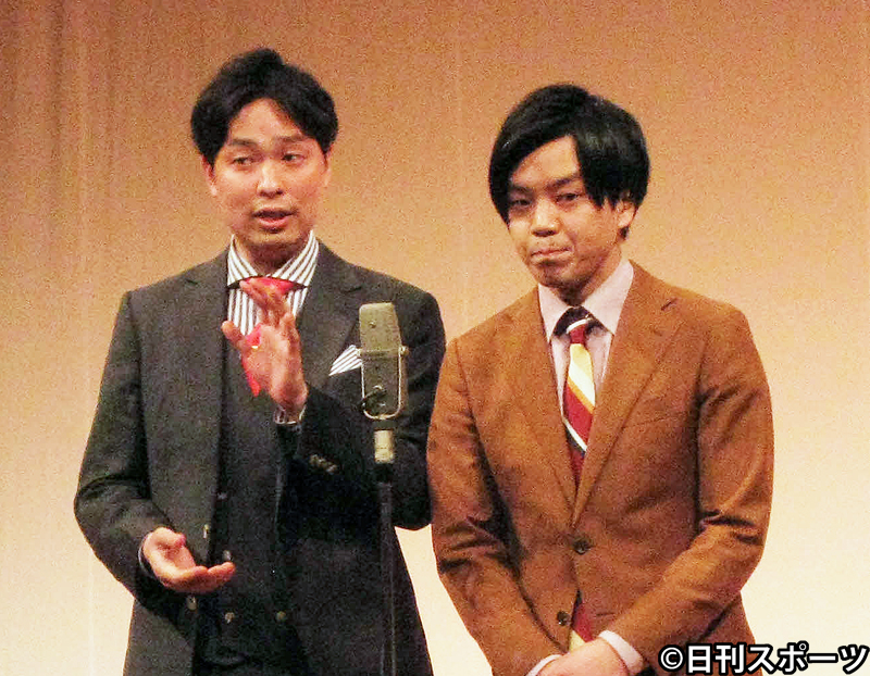 月笑でも初優勝したストレッチーズ。福島敏貴（左）と高木貫太（撮影・吉池彰）