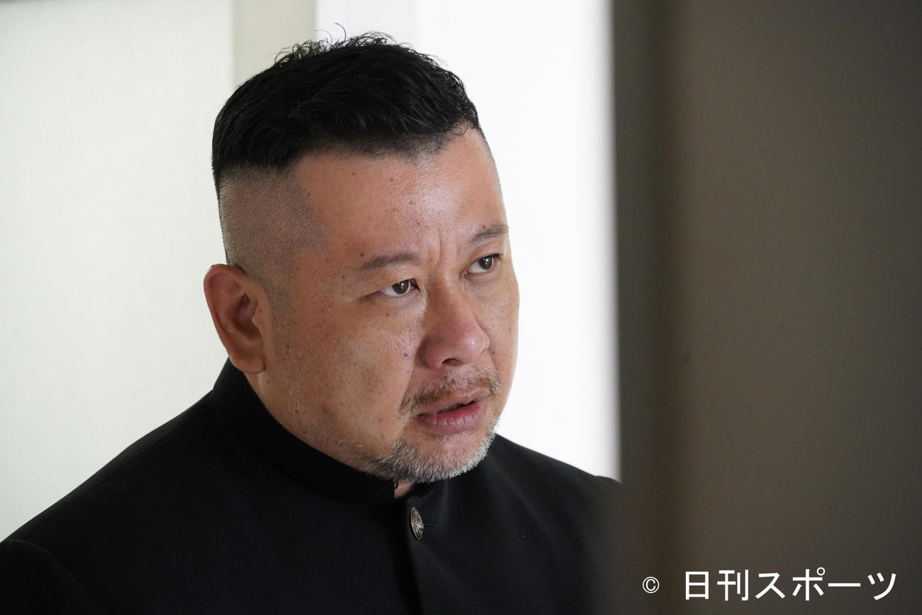 CSチャンネル「映画・チャンネルNECO」の風俗ドラマ「桃色探訪～伝説の風俗～」の「＃6錦糸町編」に出演するケンドーコバヤシ（撮影・佐藤成）