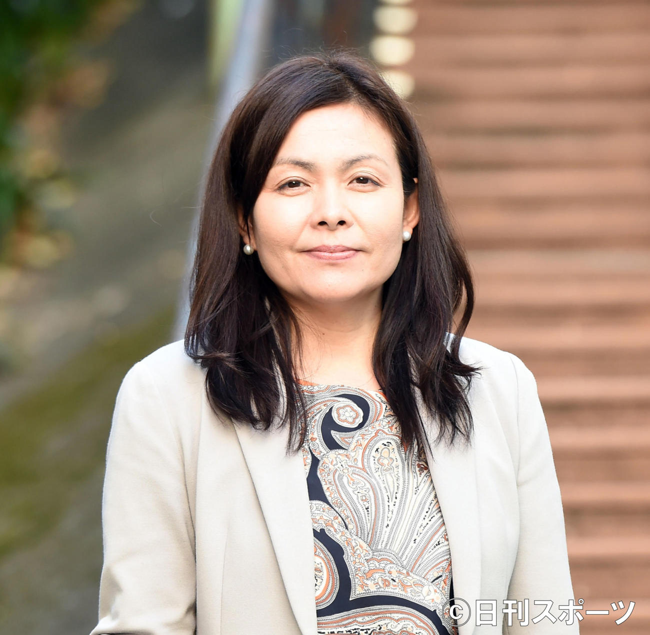 こまつ座代表の井上麻矢さん（2015年12月9日撮影）