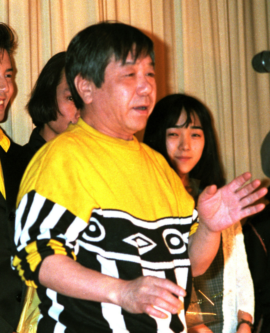 赤塚不二夫さん（1996年3月23日撮影）