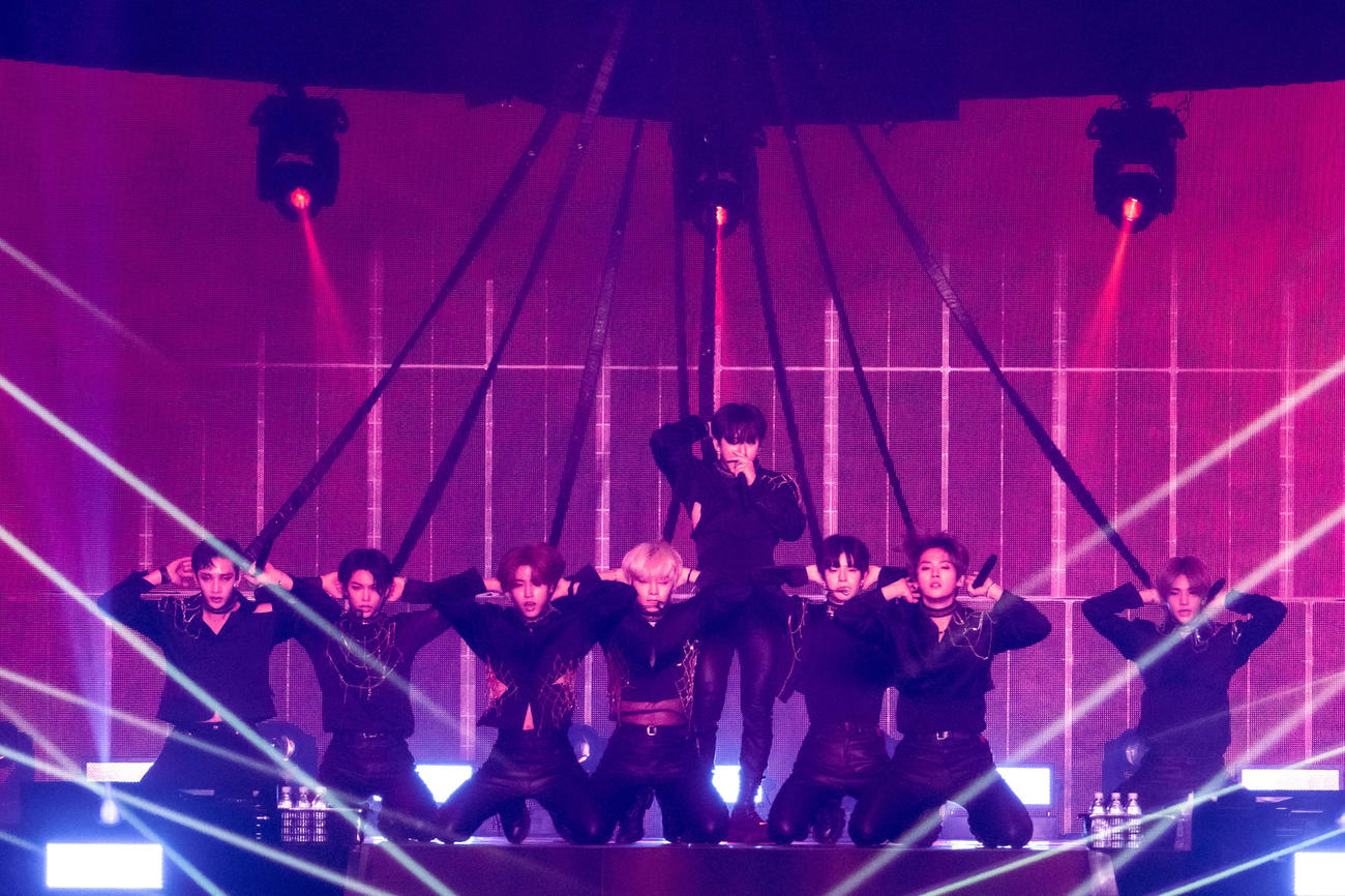 ライブを開催したStray Kids（田中聖太郎氏撮影）