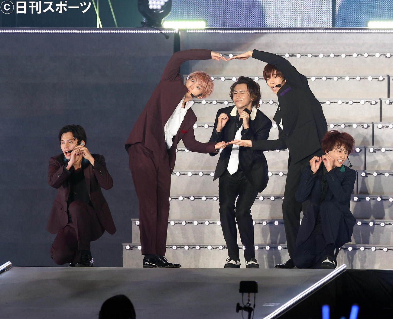 「EBiDAN（恵比寿学園男子部）」ライブでパフォーマンスを披露する超特急（2019年8月撮影）