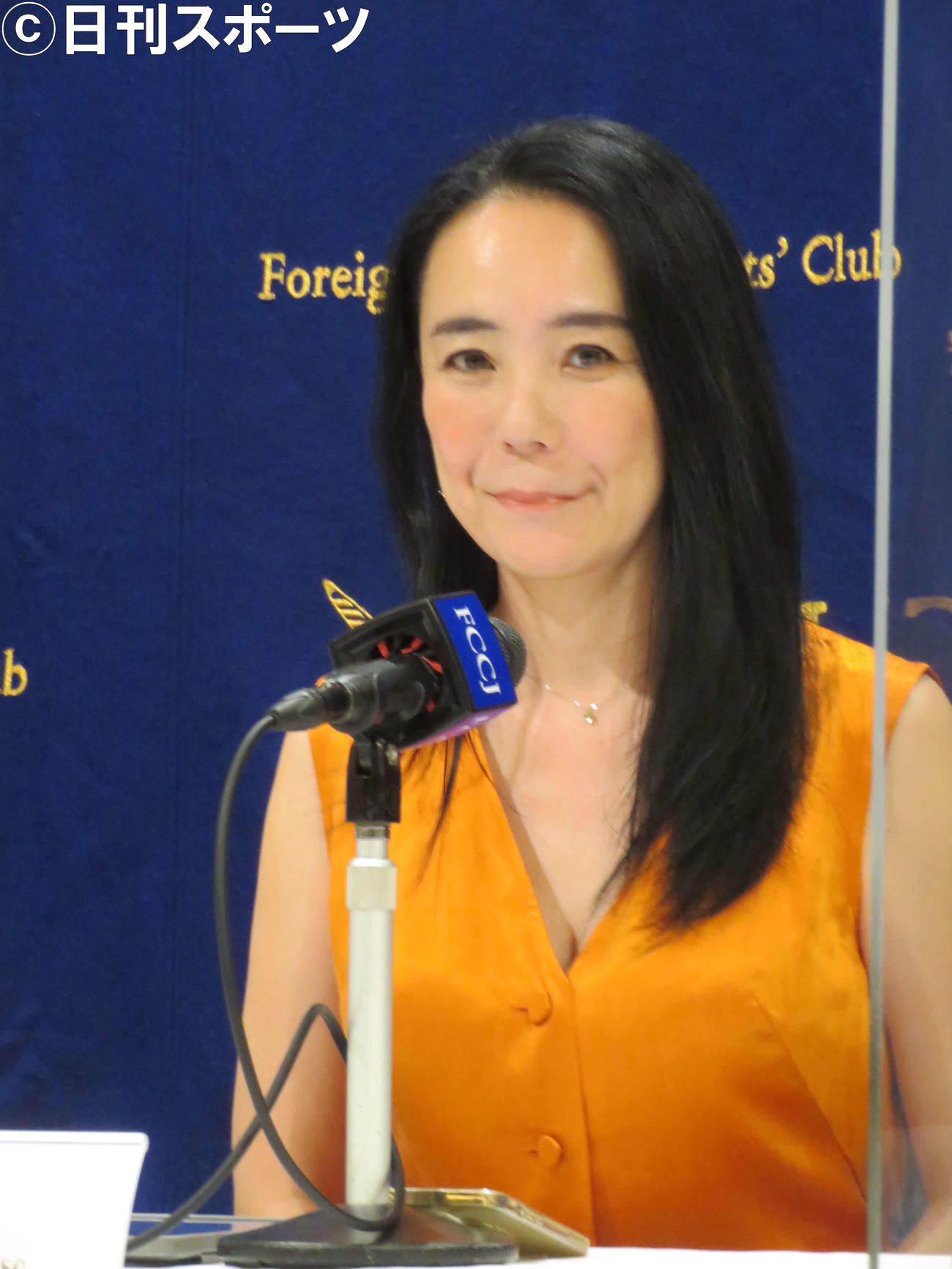 会見を開いた河瀬直美監督（撮影・村上幸将）