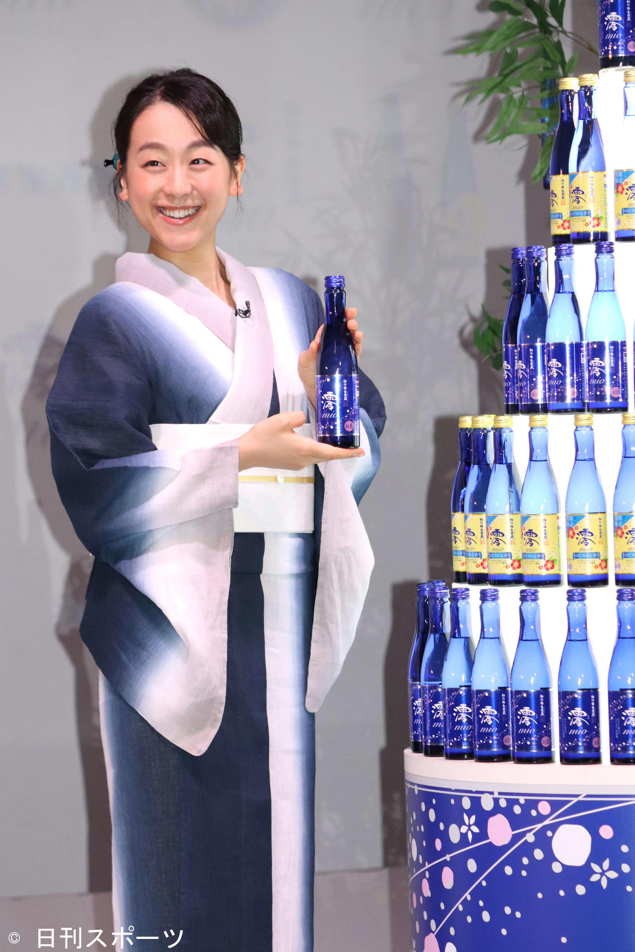 スパークリング清酒「澪」presents MIO×MAO NIGHT 2022に出席した、浅田真央（撮影・加藤理沙）