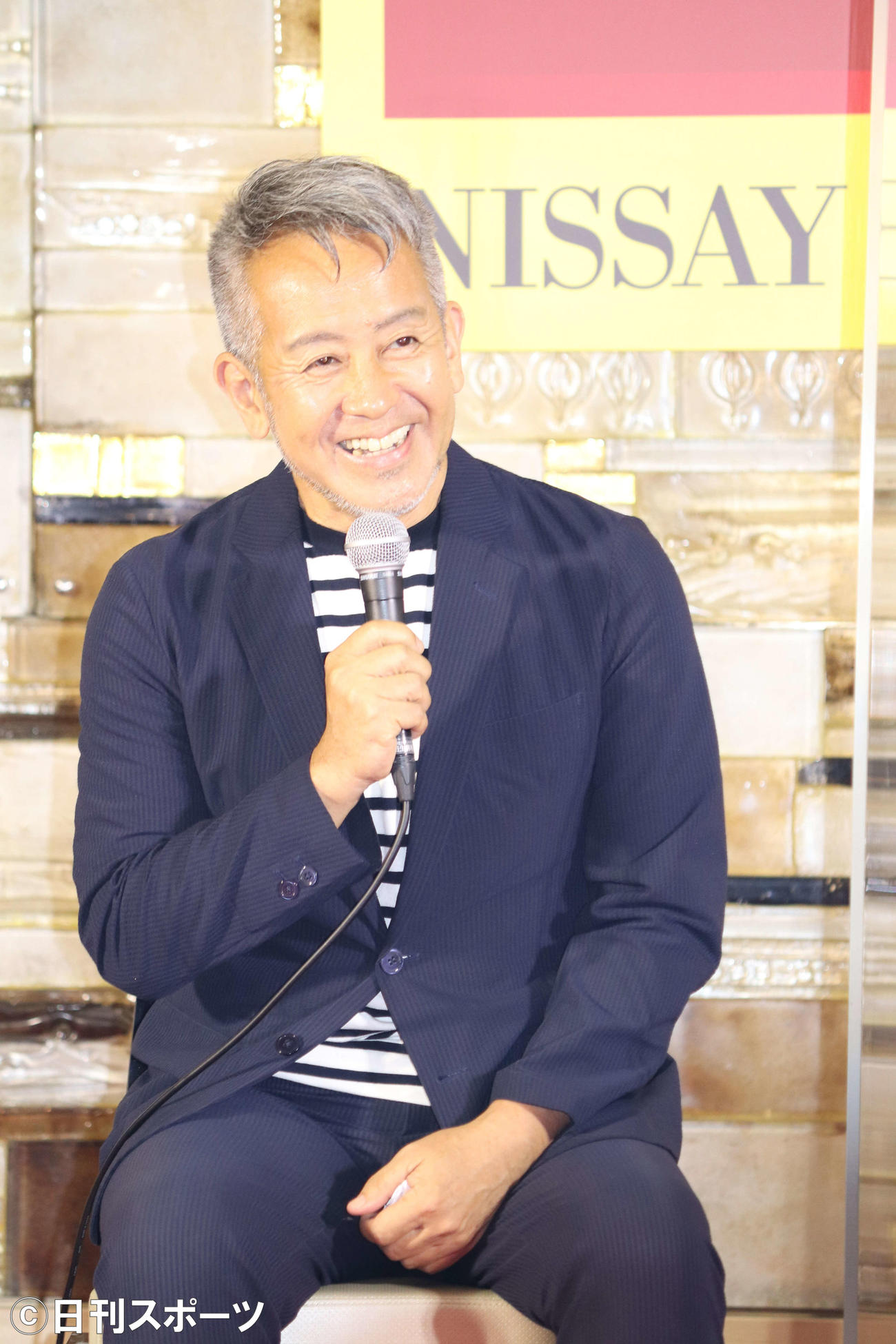 日生劇場開場60周年記念主催公演制作発表会見に出席した宮本亞門氏（撮影・加藤理沙）