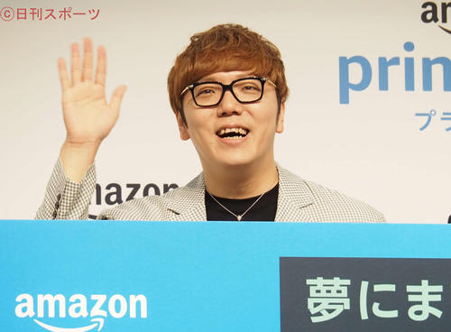 Amazon「プライムデー」記者発表会に出席したHIKAKIN（撮影・遠藤尚子）