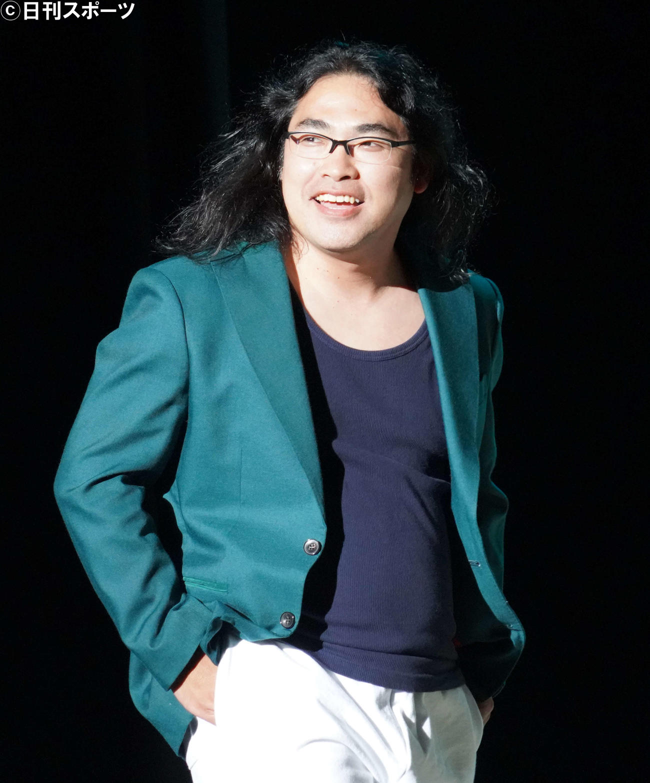 単独ライブ「すってんこロッチ」を行ったお笑いコンビ、ロッチ中岡創一（撮影・佐藤成）