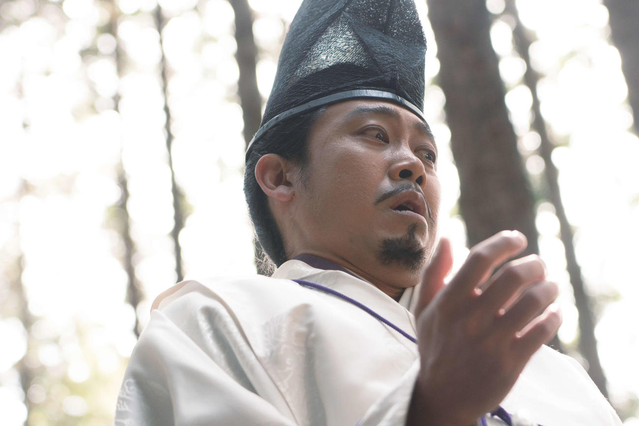 NHK大河ドラマ「鎌倉殿の13人」第25話より。大泉洋演じる源頼朝（C）NHK