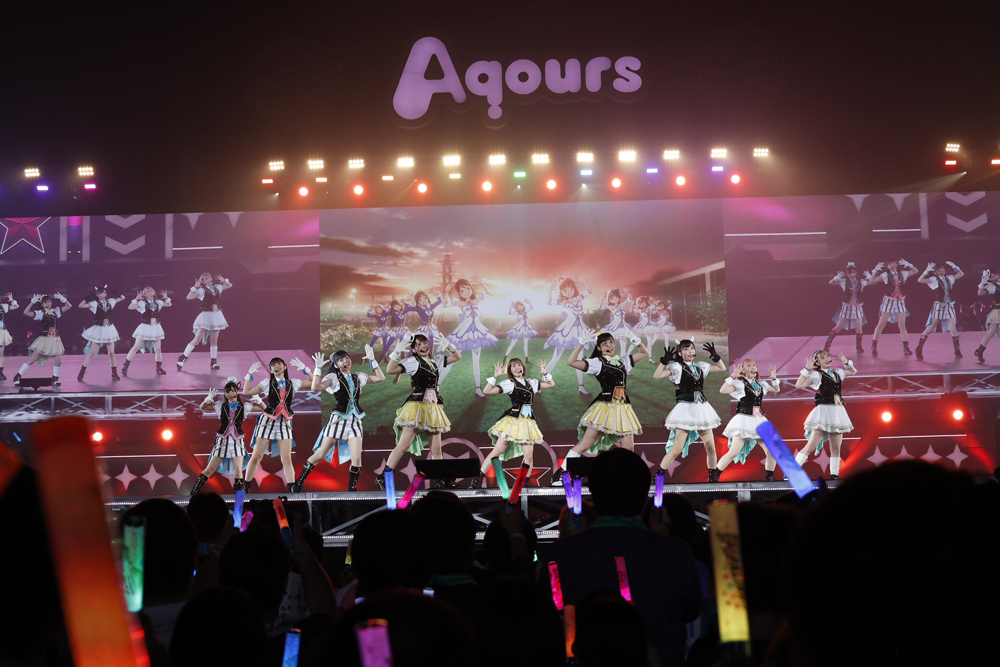 東京ドームで、「ラブライブ！サンシャイン！！　Aqours 6th LoveLive！～KU－RU－KU－RU Rock’n’　Roll TOUR～」を行ったAqours