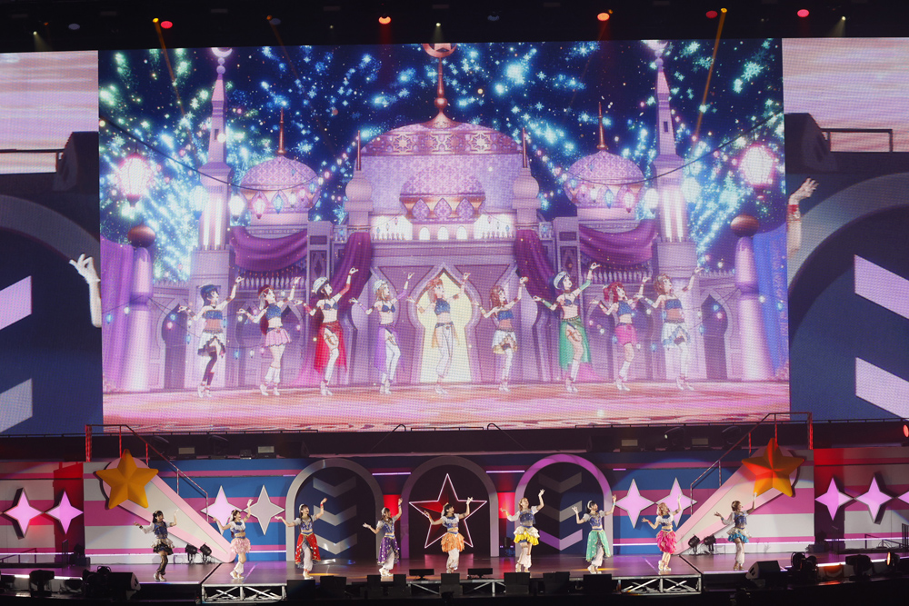 東京ドームで、「ラブライブ！サンシャイン！！　Aqours 6th LoveLive！～KU－RU－KU－RU Rock’n’　Roll TOUR～」を行ったAqours