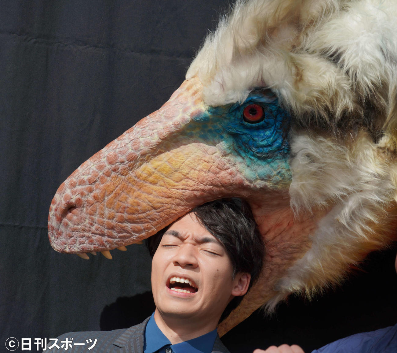 恐竜エデュテイメント「ディノアライブ・プレミアム　タイムダイバー」制作発表会に出席した伊沢拓司（撮影・佐藤成）